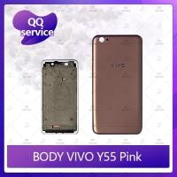 ราคา Body VIVO Y55/VIVO Y55S อะไหล่บอดี้ เคสกลางพร้อมฝาหลัง Body อะไหล่มือถือ คุณภาพดี QQ service (7342269017)