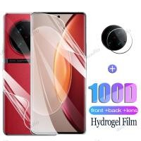 ราคา 3in1 ฟิล์มไฮโดรเจลกันรอยหน้าจอ เลนส์กล้อง หน้า หลัง สําหรับ vivo X90 X80 Pro Plus 5G vivo X 90 80 Pro + VivoX90 VivoX90Pro VivoX90Pro+ X80Pro (23340002290)