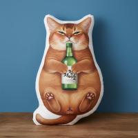 ราคา ตุ๊กตาไดคัท พิมพ์สองด้าน หมอนตุ๊กตา ผ้านุ่ม Plush Pillow Doll แมว Cat ของขวัญ จับฉลาก SUJCAT1 Abyssinian อะบิสซิเนียน (50151326016)