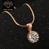 ราคา สร้อยคอ Rose Gold เพชรอิตาลี (2500311619)