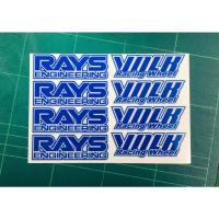 ราคา สติ๊กเกอร์ Rays Volk ติดก้านล้อTE37 สะท้อนแสง3Mแท้ สีน้ำเงิน (1ชุด=4ล้อ) (20008269024)
