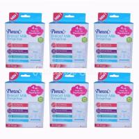 ราคา (แพ็ค 6 กล่อง) Pureen ถุงเก็บน้ำนมแม่ Breast Milk Storage Bags 4 oz. จำนวน 30 ถุง (6678043267)