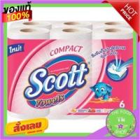 ราคา สก๊อตต์ คอมแพค ทาวเวล ยกแพ็ค 6ม้วน กระดาษอเนกประสงค์ กระดาษซับ สำหรับงานครัว กระดาษทิชชู่ SCOTT COMPACT TOWEL TISSUESCOT (21307080189)
