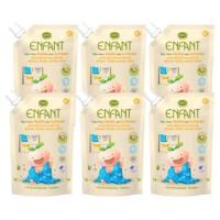 ราคา ENFANT (แพค 6 ถุง ) Baby Fabric Wash With Softener ผลิตภัณฑ์ซักผ้าเด็กผสมปรับผ้านุ่ม 600ml. (24957775541)