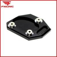 ราคา FXCNC รถจักรยานยนต์ Sidestand Kickstand Extension Pad Fit Kawasaki Ninja 250 2013-2018 Ninja 300R 2013-2015 Z250 2013-2019 (50804180841)