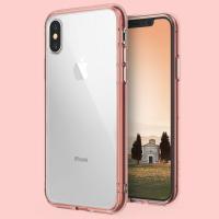 ราคา เคสกันกระแทก Rearth Ringke Fusion Case for iPhone X - Rose Gold ของแท้สินค้านำเข้า (6552372613)
