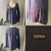 ราคา USED Napapijri long sleeved cotton top size M (42204063143)