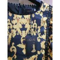 ราคา เดรสยาวแขนกุดระบาย ลายversace 2xl มือหนึ่งป้ายห้อยnana (4973932873)