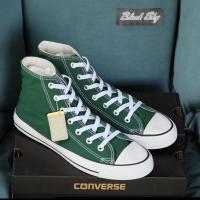 ราคา Converse All Star (Classic) ox - Green Hi รุ่นฮิต สีเขียว หุ้มข้อ รองเท้าผ้าใบ คอนเวิร์ส ได้ทั้งชายหญิง (9148118022)