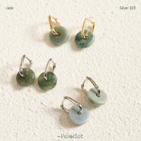 ราคา Donut earrings ( Green ) - ต่างหูหยกแท้ มั่งคั่ง ร่ำรวย (24178246462)
