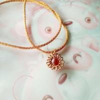 ราคา สร้อยคอทองแดงโกเมน Hyessonite ธรรมชาติ (41814637631)