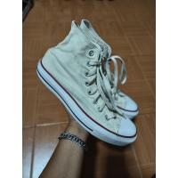 ราคา Converse All Star สีครีม ไซร้ 39.5/25 มือสองของแท้ (51200941397)