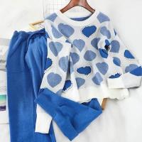 ราคา ชุดเซตกางเกง ไหมพรมหัวใจ มุก(เสื้อแขนยาว + กางเกงขายาว) (5315110067)