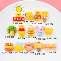 ราคา [2 #] Jibbitz Crocs เครื่องประดับเรซิ่น ลายการ์ตูนหมีพูห์ สีชมพู สําหรับเคสโทรศัพท์มือถือ รองเท้า Diy QP (23976020442)