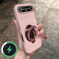 ราคา เหมาะสําหรับ Tecno Spark Slim เคสโทรศัพท์สไตล์ใหม่ glitter กระจกแต่งหน้าแม่เหล็กแท่นชาร์จกันกระแทก 2-in-1 soft Case GD05 (47905688062)