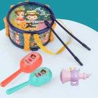 ราคา กลองเด็กเล่น ชุดกลองดนตรี เครื่องดนตรีเด็กพร้อมอุปกรณ์ ชุดเครื่องดนตรีเด็ก 6ชิ้น/ชุด กลองเด็ก (57300160221)