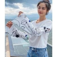 ราคา แขนน้ำแข็ง ปลอกแขน แขนหลวม ปลอกแขนกัน UV ปลอกแขนกันแดด ลายการ์ตูนหมี (20577020022)