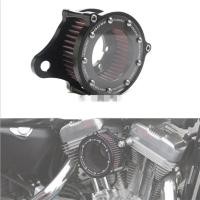 ราคา High Flow Air Filter Motorcycle Accesorios for Harley Davidson 883 Sportster 1200 48 72 CNC Plate A (45803988016)