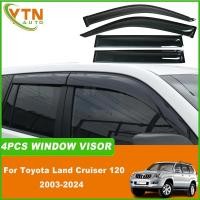 ราคา For Toyota Land Cruiser Prado 120 Fj120 2003-2024 Window Trim Accessories Window Visors Weathershie (51003165591)