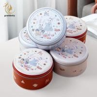 ราคา [GOOY] การ์ตูนพิมพ์ดีบุก Candy กล่องช็อคโกแลตโลหะคุกกี้ที่ว่างเปล่ากล่องดีบุกรอบขวดขนมแต่งงาน TH (49405176008)