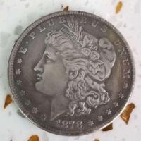 ราคา S รุ่น Antique Silver Dollar 28 ปี American Morgan เหรียญผสมชุดสามารถเป่าเหรียญ Morgan เหรียญ 1/4 */-+***///+++ (50604097941)