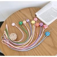 ราคา Liquid silicone Neck Wrist lanyard ID Card Phone Rope Badge Key Holder Strap cute flowers pendant Band (12735883295)