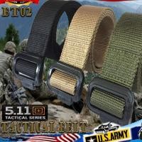 ราคา เข็มขัดยุทธวิธี Tactical belt 5.11 เข็มขัดทหาร BT02 ผู้ชายหัวอลูมิเนียม/หัวPPทนทาน สายไนล่อน (8007920360)