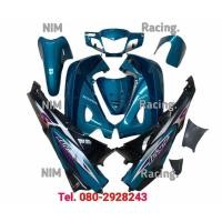 ราคา ชุดสีเวฟ125Rเขียวเดิม0-ท้ายดำเงา+คางหมู(เบ้ากุญแจกลม)พร้อมลายเคลือบแท้งานABSพ่นเคลือบด้วยเครื่องจากโรงงานมีบริการปลายทาง (8278253086)