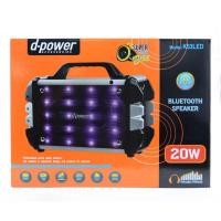 ราคา ลำโพงบูลทูธ แบบพกพา D Power K53 LED รับประกัน1ปี (1750831601)