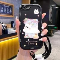 ราคา เคสสำหรับ OPPO A5 A3s A12E Realme C1 เคสโทรศัพท์สุนัขแมวซิลิโคนสายคล้องกันกระแทก (50203305899)