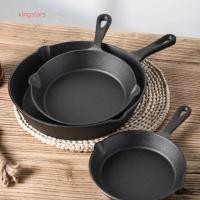 ราคา XINGSTARS กระทะไข่เจียวขนาดเล็ก, 10/14/16/20/26 ซม. ทักษะเหล็กหล่อปรุงรสล่วงหน้า, เครื่องครัวสีดําไม่เคลือบหนาไม่ติดกระทะทําอาหารไข่ (40165448515)