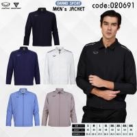 ราคา Grand sport 20-691 MEN'S JACKET เสื้อแจ็คเก็ต ผู้ชาย แกรนด์สปอร์ต คอปก มีซับใน รหัส : 020691 (24886937570)