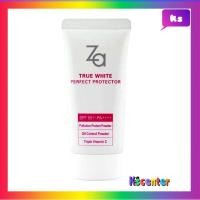 ราคา ( 1 หลอด) Za True White EX Perfect Protector SPF50+ PA++++ 30g ซีเอ ผลิตภัณฑ์บำรุงผิวหน้า (18882635303)