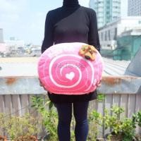 ราคา หมอนอิง Scooby Doo สคูบี้ดู หัวโผล่ ลายหัวใตสีชมพู 14นิ้ว (94141539)