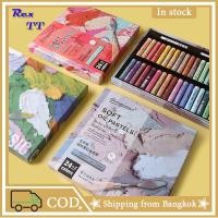 ราคา Rex TT Giorgione heavy color oil paint stick wholesale super soft crayon scraper set 48 colors Morandi 24 Macarons (16791292789)