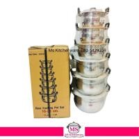 ราคา หม้อชุด ตราจระเข้ 16-26 ซม.( 6ใบ/ชุด ) ของแท้ (1533921014)