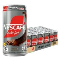ราคา เนสกาแฟ แบล็ค ไอซ์ 180มล x30กระป๋อง กาแฟพร้อมดื่ม (25715129581)