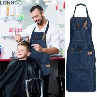 ราคา LONNG 1ชิ้นร้านทํางานเสื้อผ้า,ปรับตัดผมผ้ายีนส์ผ้ากันเปื้อน,กันน้ํา ยีนส์ กับกระเป๋าช่างทําผมชุดย่างร้านอาหารบาร์ร้านคาเฟ่เบเกอรี่ความงาม (55753963914)