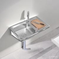 ราคา สถานีล้างจานอ่างล้างจานอ่างล้างจานสแตนเลสแพลตฟอร์มอ่างล้างผักชั้นวางสนับสนุนอ่างล้างผักอ่างล้างจานแขวนผนังตัดผลไม้ล้าง (48754377639)