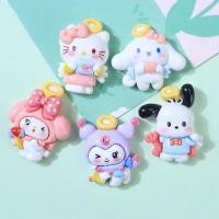 ราคา Sanrio การ์ตูน Kt แมว Jibitz Kuromi อบเชยม้วน Melody Jbbit ตกแต่งน่ารักหูใหญ่สุนัข DIY ออกแบบครีมยางรองเท้า Charms ที่ถอดออกได้สําหรับชายรองเท้าตกแต่ง (42509569698)