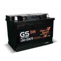 ราคา แบตเตอรี่รถยนต์ Gs Battery LN3-DIN75(75ah) แบตเตอรี่ขั้วจม ตรงรุ่น (40354944355)