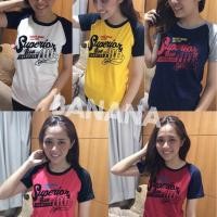 ราคา เสื้อยืด งานสกรีนกำมะหยี่ แขนสโลป ผ้าคอตตอน (1233613111)