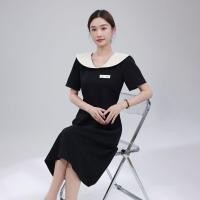 ราคา Baking Su สไตล์เกาหลี Premium Club ร้านเสริมสวย Skin Administraator อารมณ์ Elegant ตุ๊กตาคอปกแขนสั้น Beautician เสื้อผ้าทํางานผู้หญิง (57102850899)