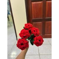 ราคา ดอกไม้กุหลาบ DIY ลวดกำมะหยี่ ลวดดอกไม้ ลวดดัด การทำดอกไม้ ของขวัญวันวาเลนไทน์ (27174199819)