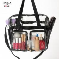 ราคา ฺBG184 กระเป๋าใสอเนกประสงค์ กระเป๋าเครื่องสำอางใส Clear makeup bag/ cosmetics bag (45401867057)