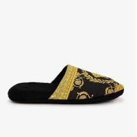 ราคา พร้อมส่ง VERSACE Medusa-print cotton-towelling slippers (21436172269)