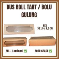 ราคา WINDOW ROLL BOX / WINDOW ROLL TART BOX 32 x 9 x 7.5 CM FULL LAMINATION (47351915374)