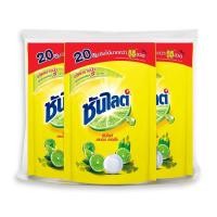 ราคา โปรลดพิเศษ Sunlight น้ำยาล้างจาน ซันไลต์ เลมอน เทอร์โบว์ 330 มล. แพคx3 ซันไลต์ถุงเติม (21718166778)