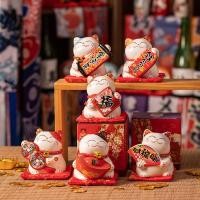 ราคา Lucky Cat เครื่องประดับเซรามิค Piggy Bank กิจกรรมสร้างสรรค์ขนาดเล็กของขวัญน่ารักเดสก์ท็อป Lucky Cat (55554367222)