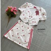 ราคา Jasmint เซตปักดอก 2 ชิ้น เสื้อ+ กระโปรงมีซับกางเกง ปักลายสวยๆแพ็ทเทิ้ลเป๊ะ ใส่ได้ทุกโอกาส ผ้าดี งานสวยตรงปก (26727104623)